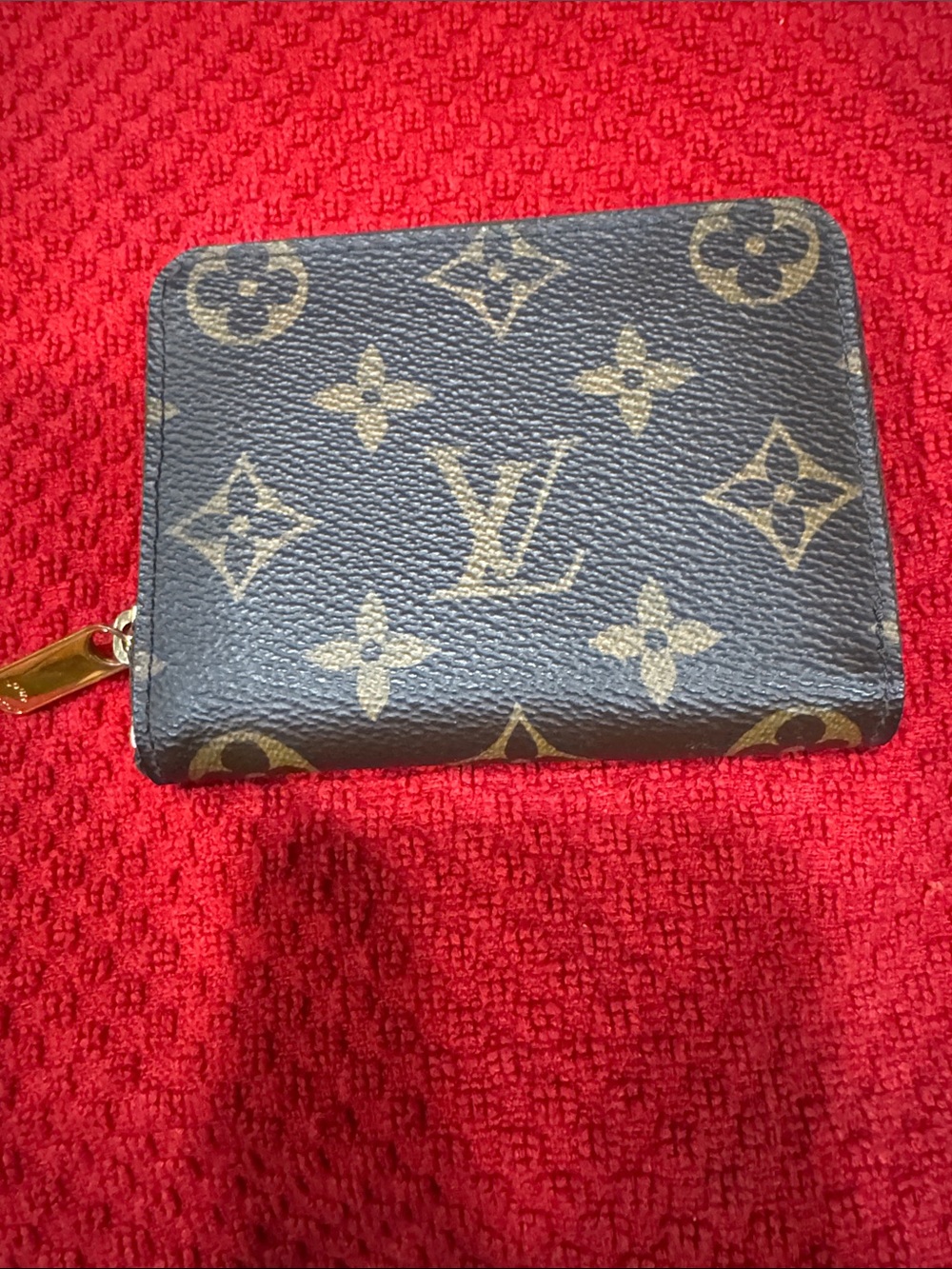 Louis Vuitton Monogram Brown Zip Card Holder